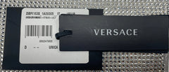 Versace La Medusa Crystal Silver Leather Crossbody Bag